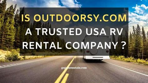 Trusted RV Rentals